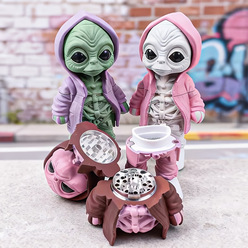 Men'S Mens Accessories - Funny Alien Herb Grinder Spice Grinder