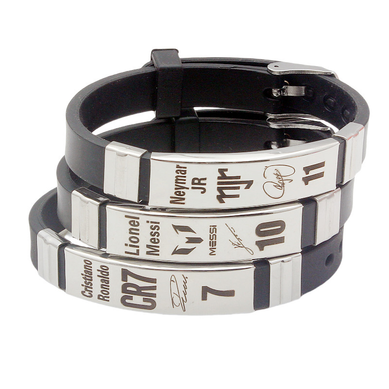 Men'S Accessories Jewelry Bracelet - Lionel Messi Cristiano Ronaldo Neymar Football