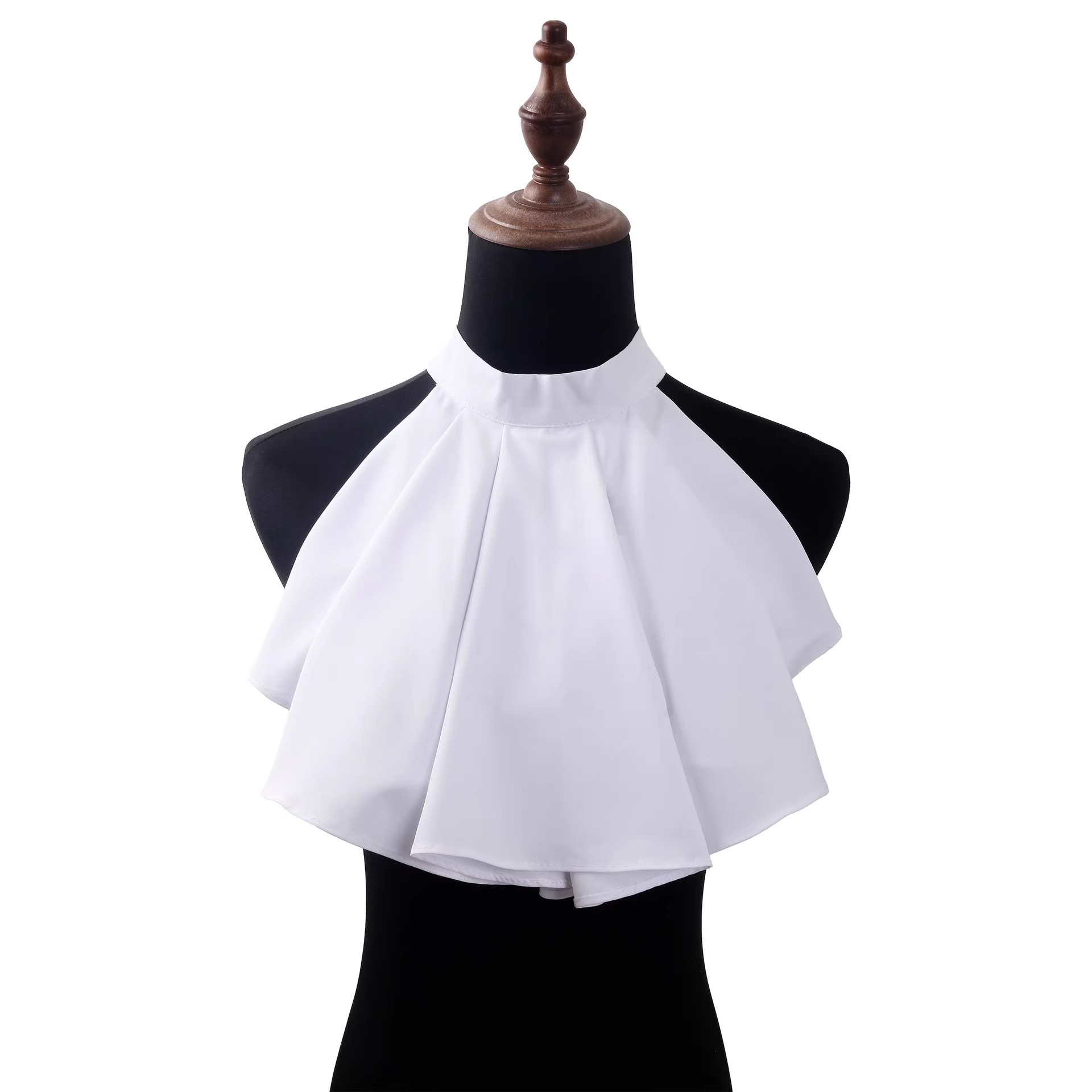 Men'S Victorian Accessories - Victorian Neck Collar Ruffled Lace Jabot