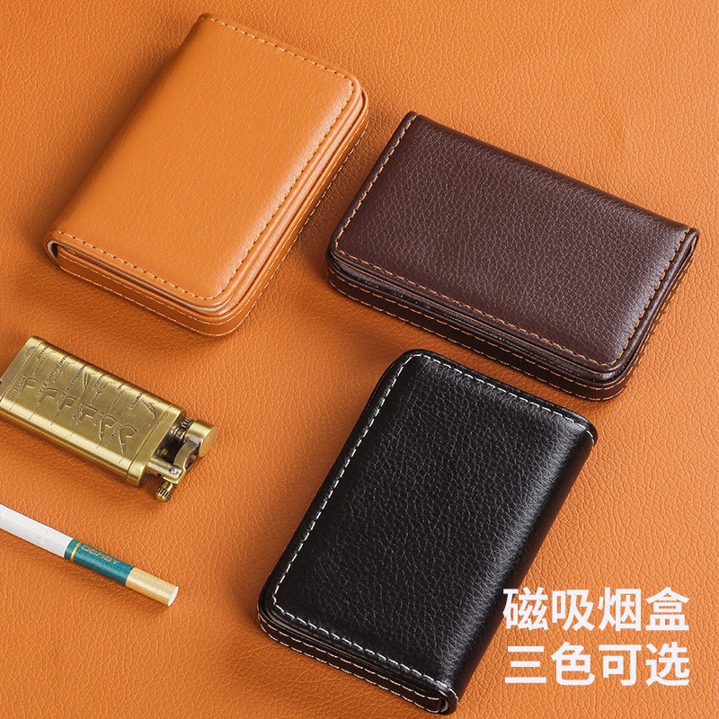 Men'S Mens Accessories - Portable For 8mm Cigarette case PU