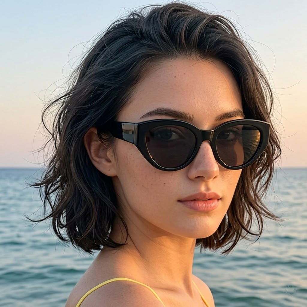 Men Accessories Brands - Women Men Classic Cat-Eye Polarized Sunglasses