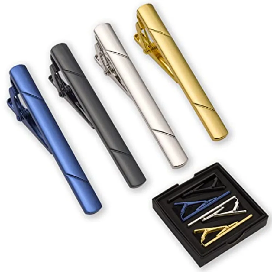 Men'S Accessories - 4Pcs Tie Clips For Men Tie