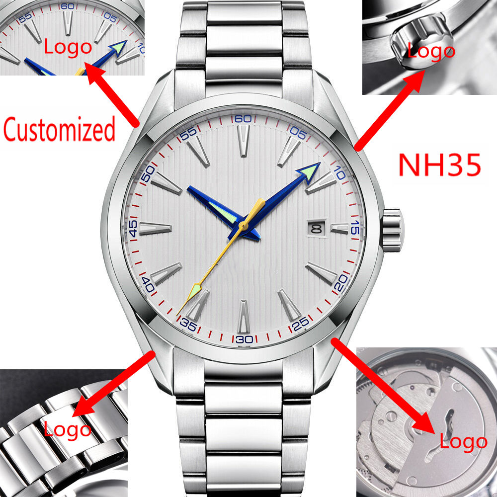 Men'S Accessories Jewelry Bracelet - Custom Logo 41mm Men Miyota/NH35 Automatic