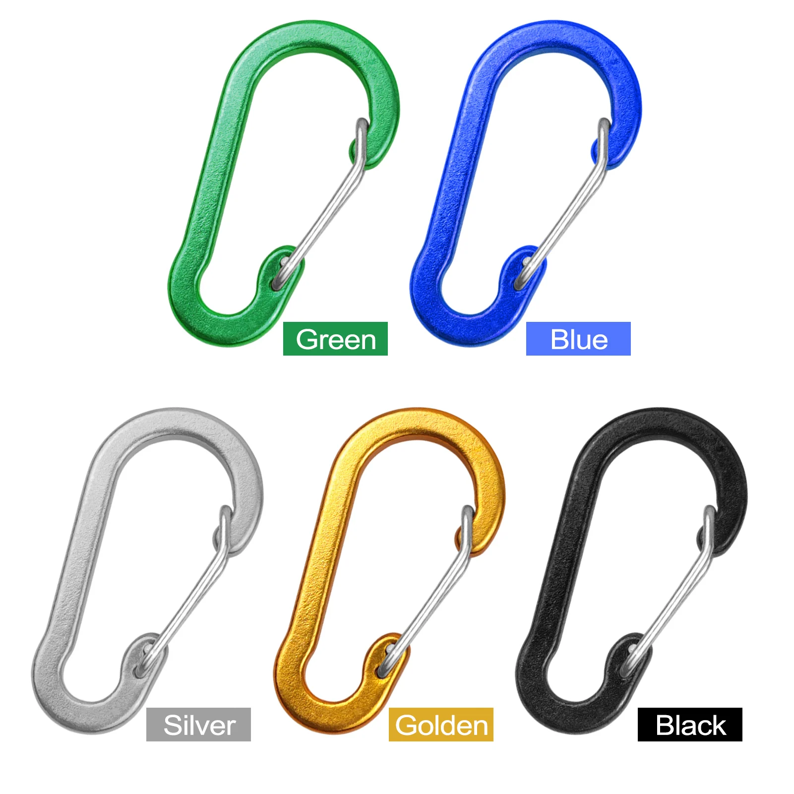 5/10/12pcs Carabiner Clips Min - Keychain Multi Tool recension och pris