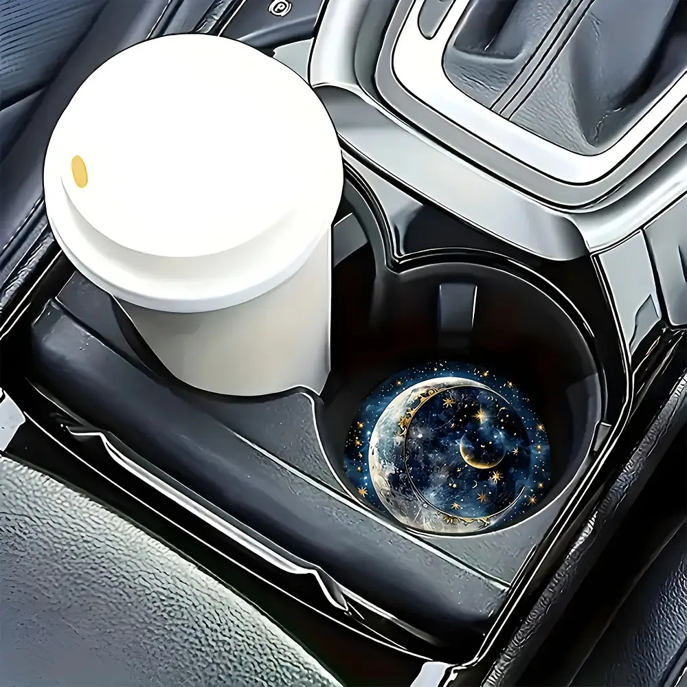 2pcs Starry Night Moon Car Cup - Men Accessories Elegant recension och pris