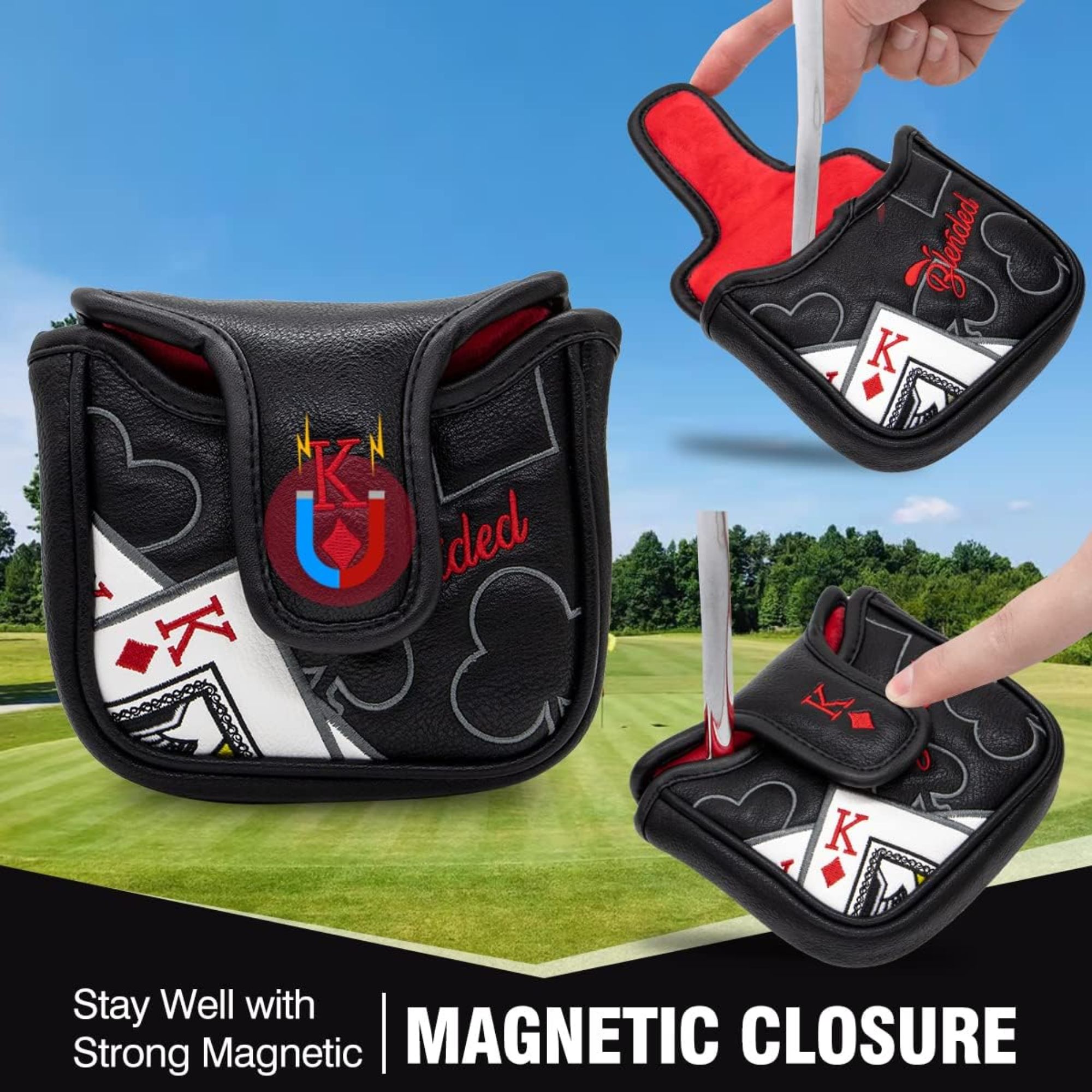 King Of Hearts Embroidered Mal - Men'S Mens Accessories recension och pris