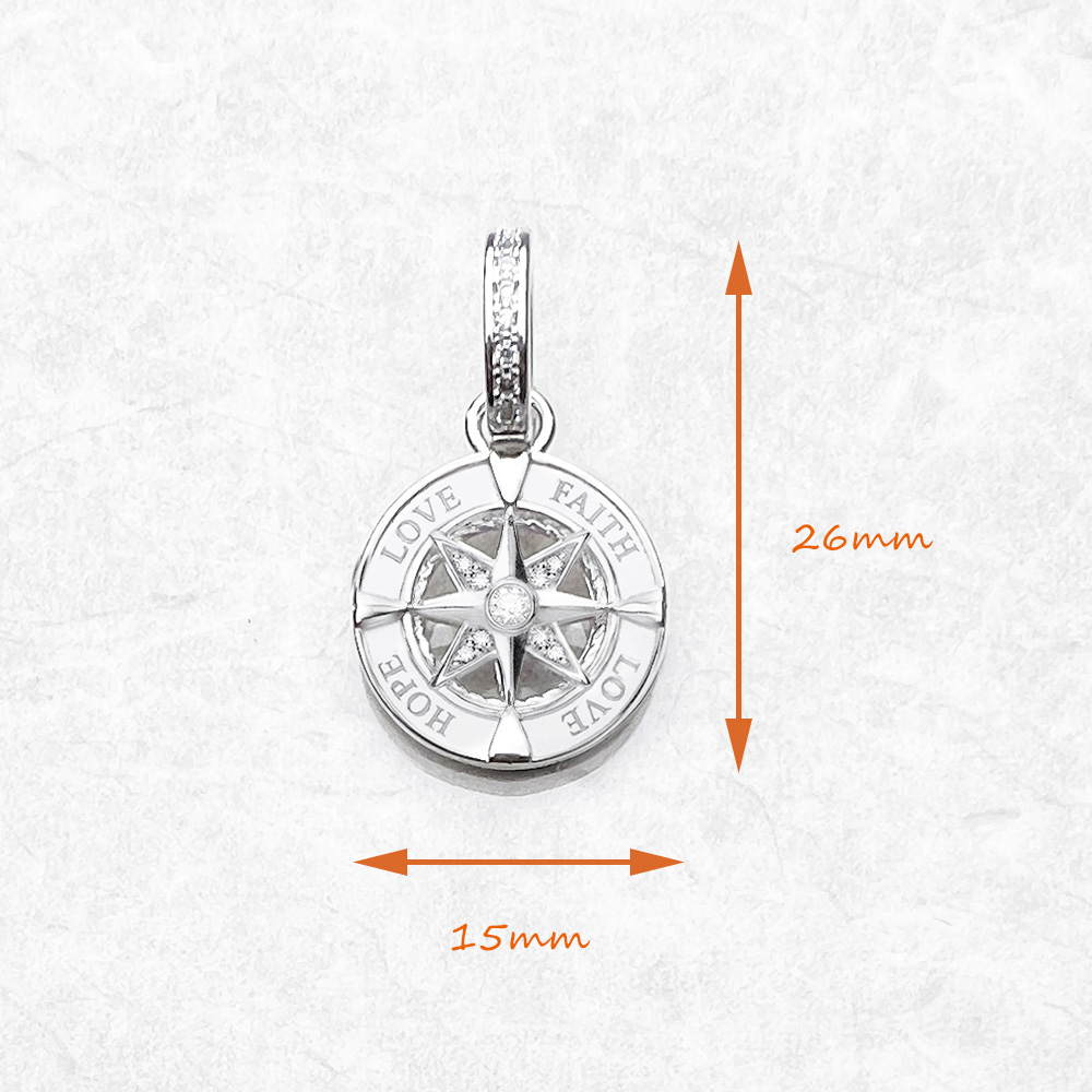 Pendant  Faith, Hope and Love  - Men Accessories Brands recension och pris