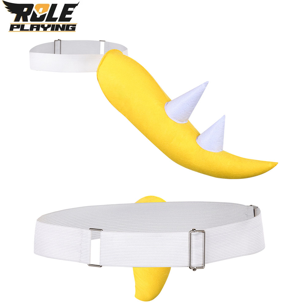 Bowser Jr Cosplay Yellow Tail  - Men'S Yellow Accessories recension och pris