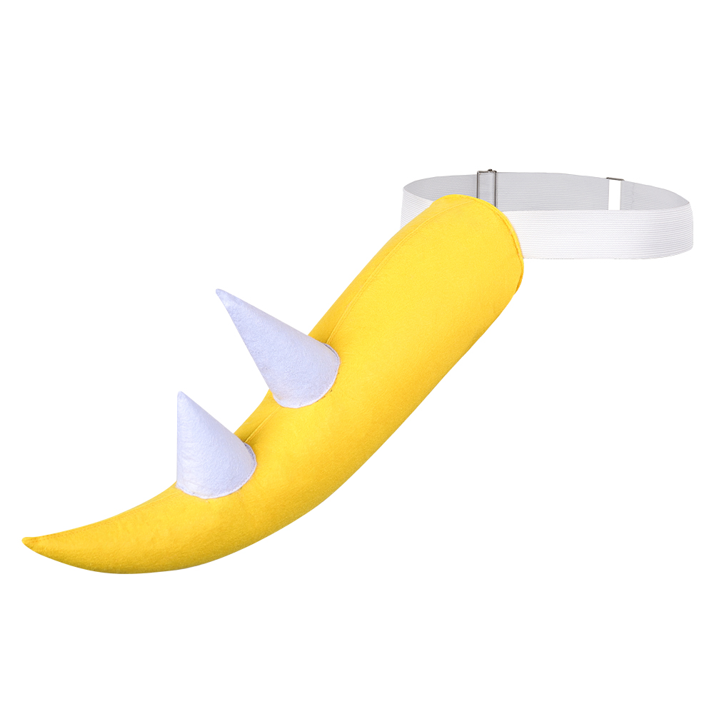 Bowser Jr Cosplay Yellow Tail  - Men'S Yellow Accessories recension och pris