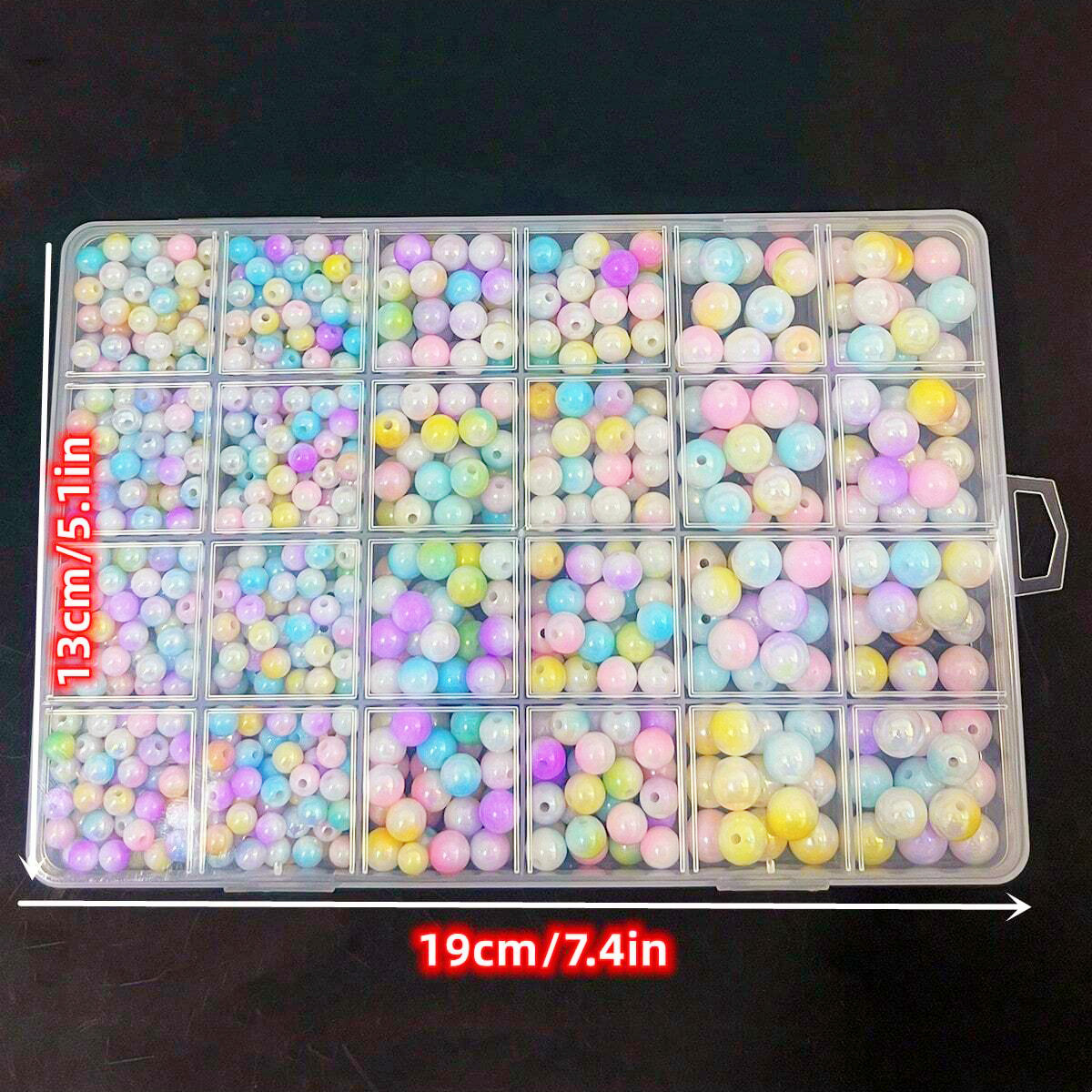 800pcs/24 grid set box 6mm/8mm - Men'S Accessories Jewelry Bracelet recension och pris