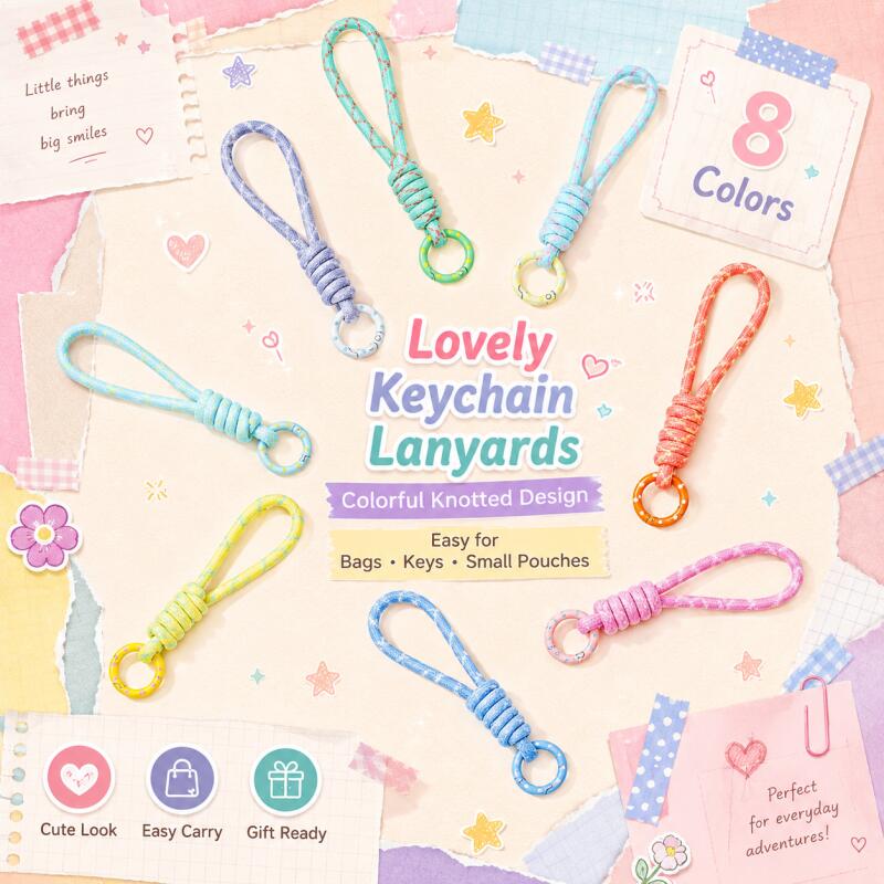 2~5pcs Colorful Braided Keycha - Men'S Accessories Rings recension och pris