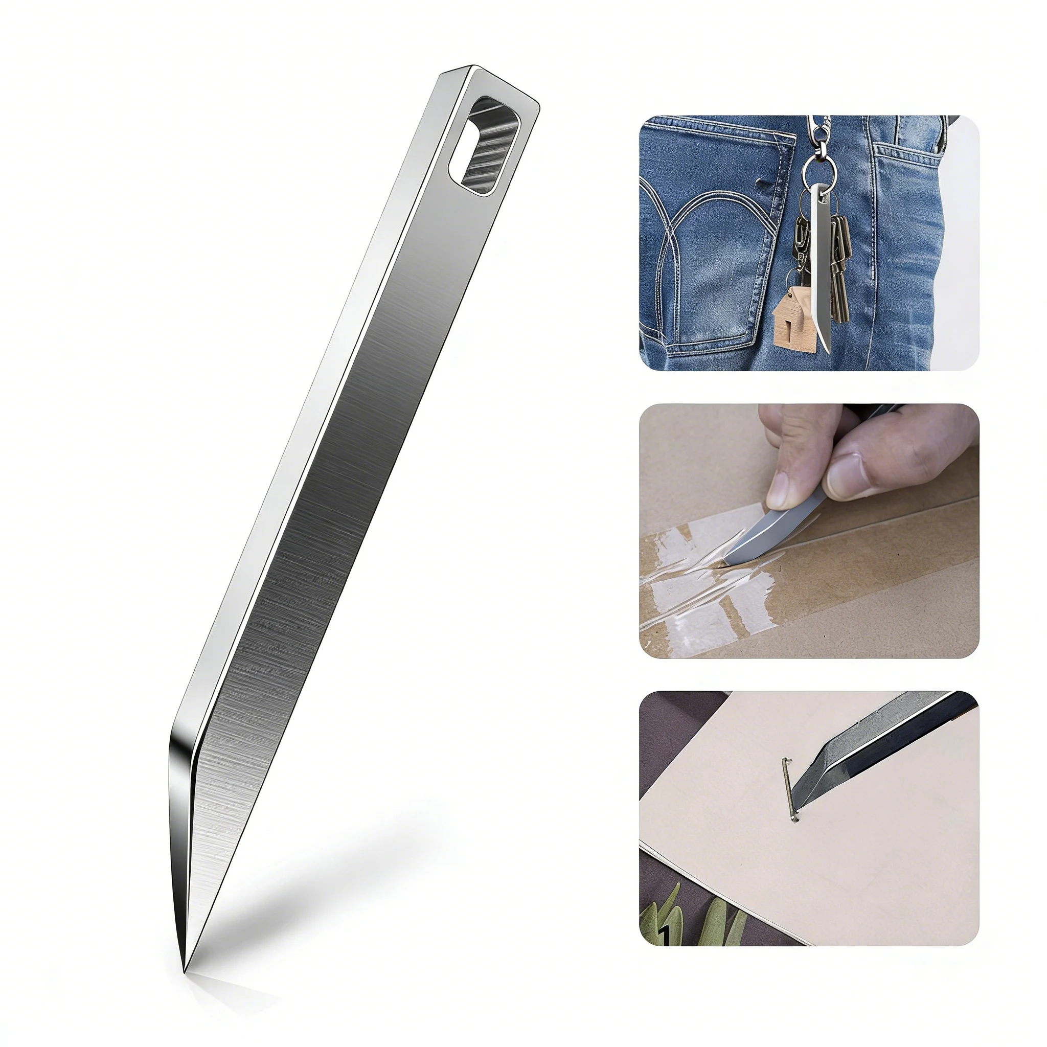 Stainless Steel Heavy-Duty Key - Keychain Multi Tool recension och pris