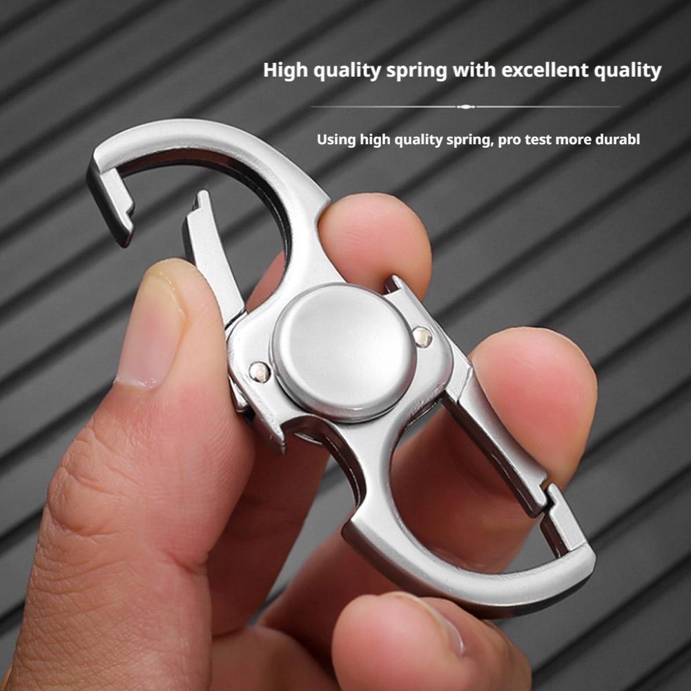 Metal Fidget Spinner Carabiner - Keychain Multi Tool recension och pris
