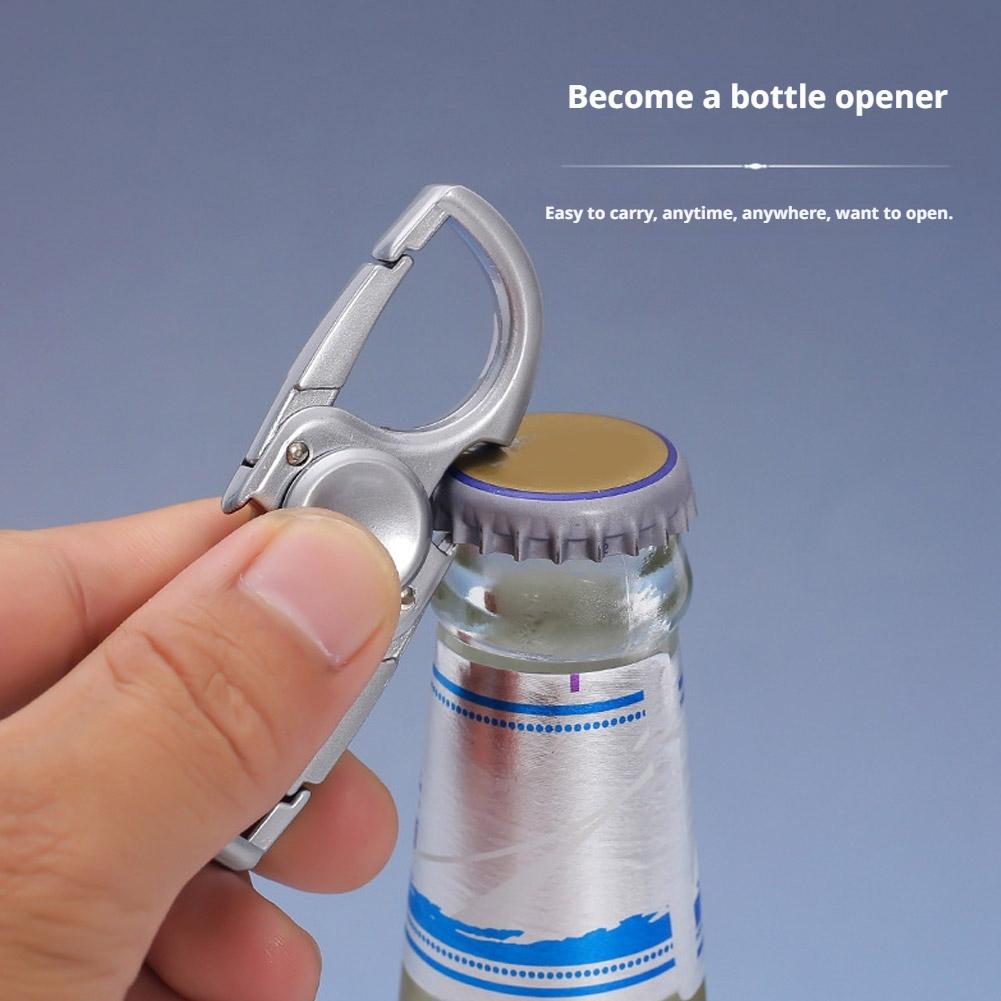 Metal Fidget Spinner Carabiner - Keychain Multi Tool recension och pris