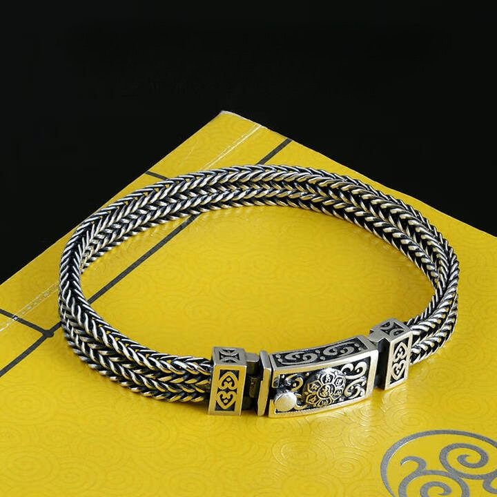 New Double Row Fox Tail Six Ma - Men Accessories Ring And Bracelet recension och pris
