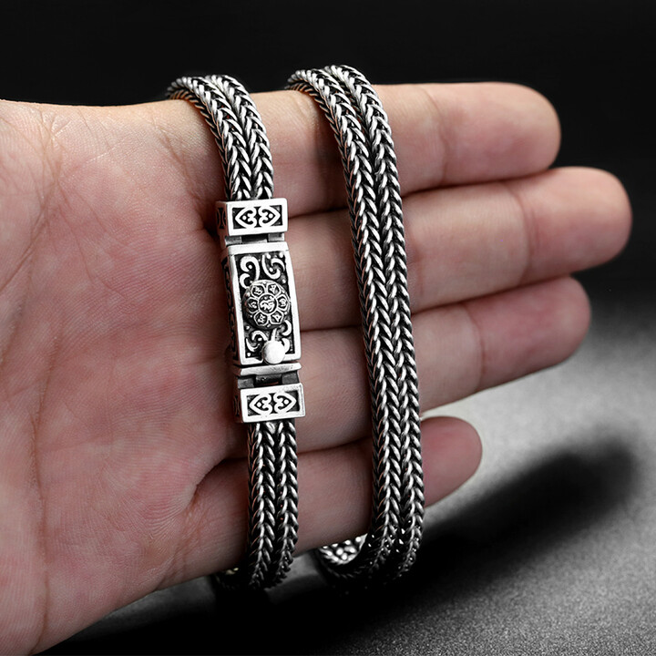 New Double Row Fox Tail Six Ma - Men Accessories Ring And Bracelet recension och pris
