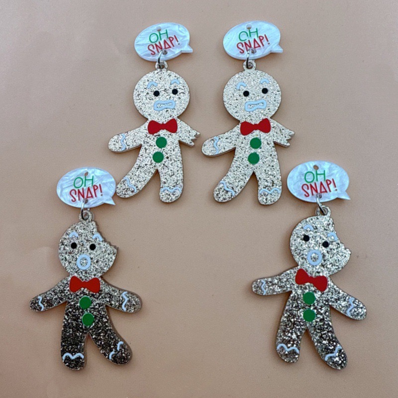 10pcs Cute Christmas Gingerbre - Men'S Mens Accessories recension och pris