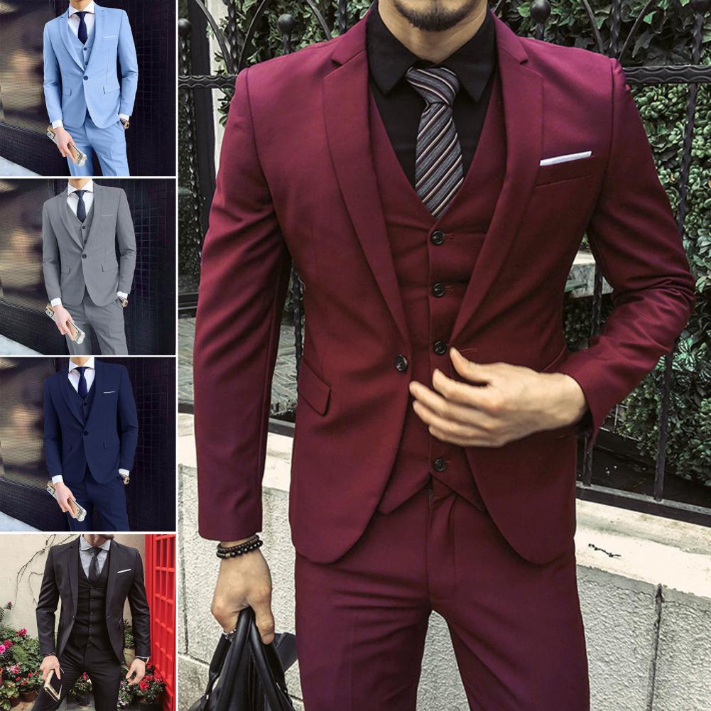 Men Blazers 3Pieces Sets Weddi - Men Accessories Elegant recension och pris