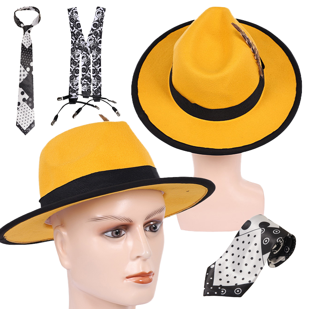 Fantasia 1994 Jim Movie Mask S - Men'S Yellow Accessories recension och pris