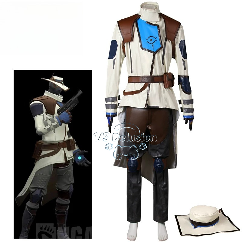 Valorant Cypher Zero Cosplay C - Men Accessories Set recension och pris