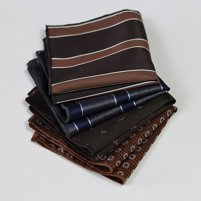 24cm Elegant Brown Pocket Squa - Men Accessories Elegant recension och pris