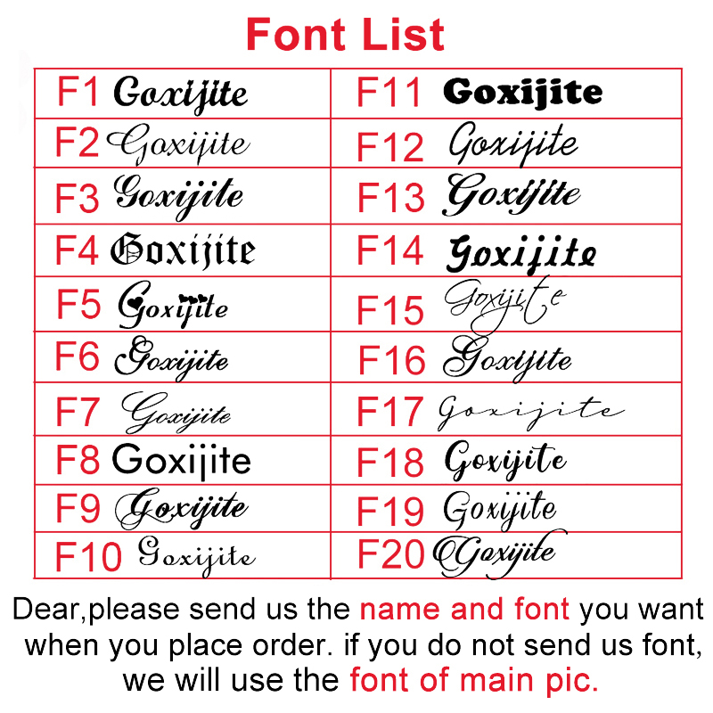 Goxijite Customize Name Neckla - Men'S Accessories Jewelry Bracelet recension och pris