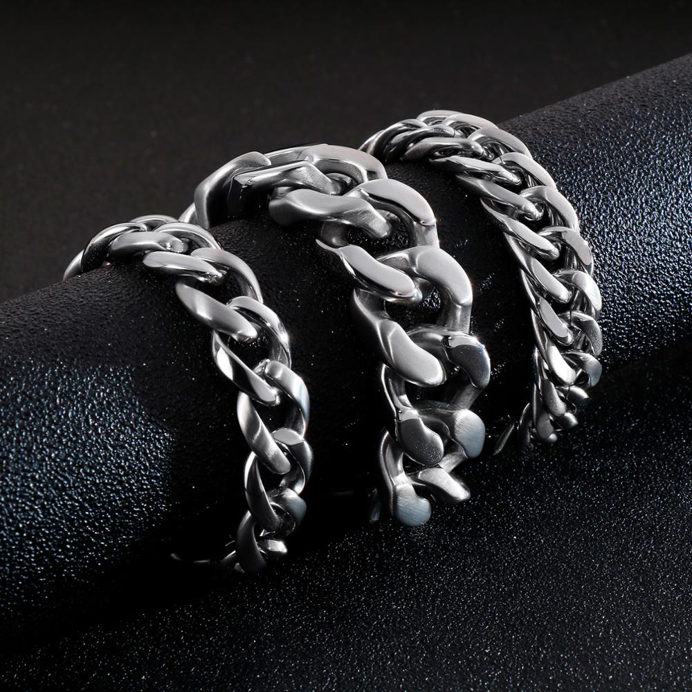 KALEN 22cm Stainless Steel Lin - Men Accessories Ring And Bracelet recension och pris