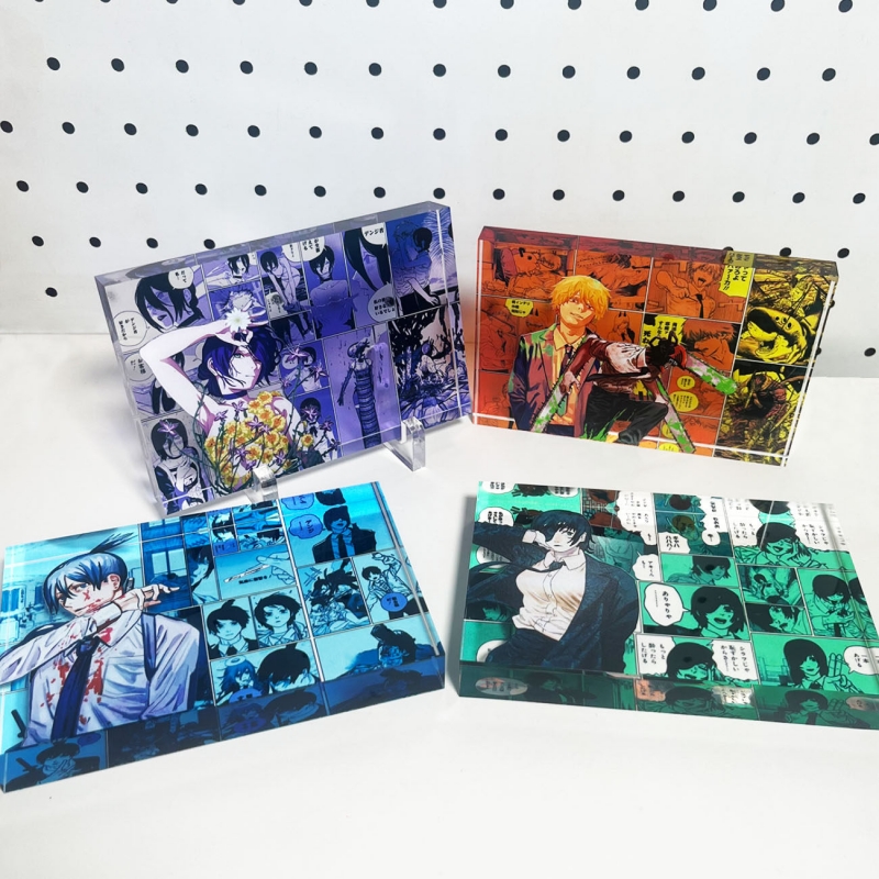 Chainsaw Man Acrylic Block Des - Men Accessories Collection recension och pris