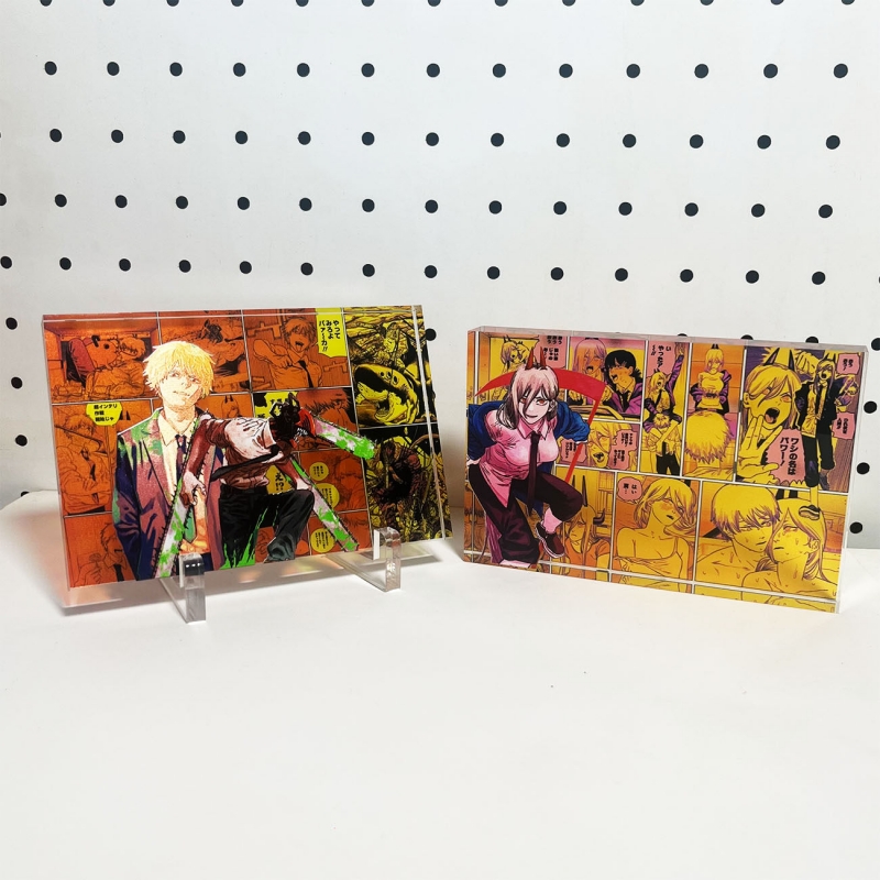 Chainsaw Man Acrylic Block Des - Men Accessories Collection recension och pris