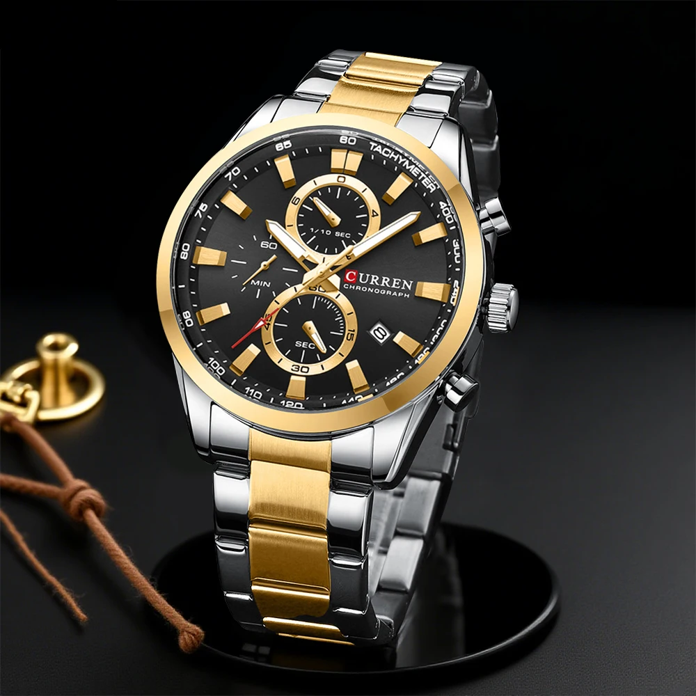 CURREN Casual Quartz Chrono Sp - Men'S Accessories Jewelry Bracelet recension och pris