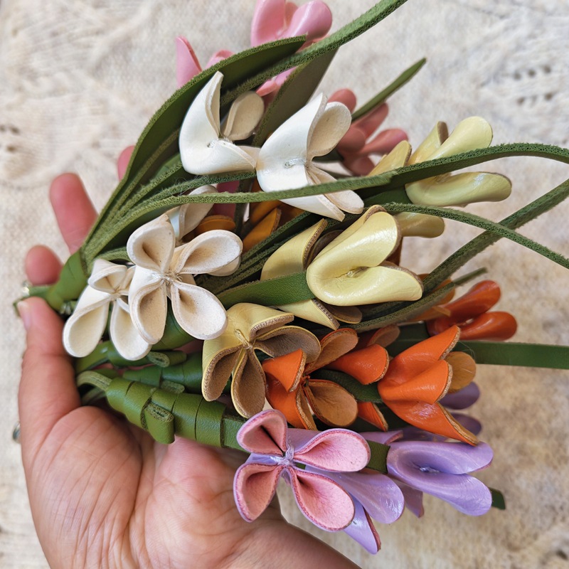 Handmade Tulip Bouquet Leather - Men Accessories Bouquet recension och pris