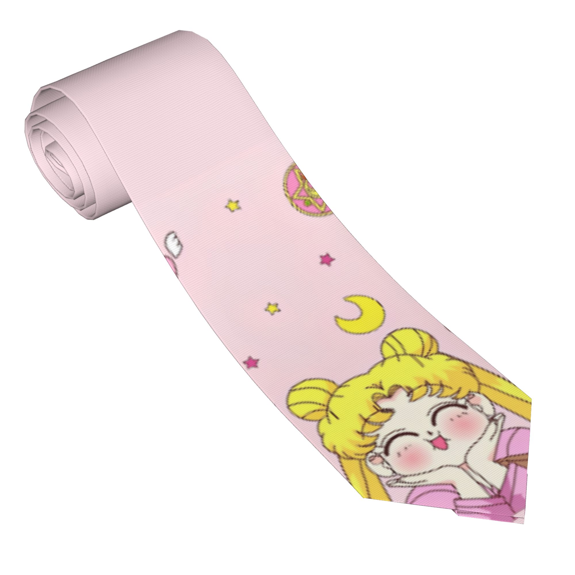 Mens Tie Cartoon Moons 3D Prin - Men Accessories Elegant recension och pris