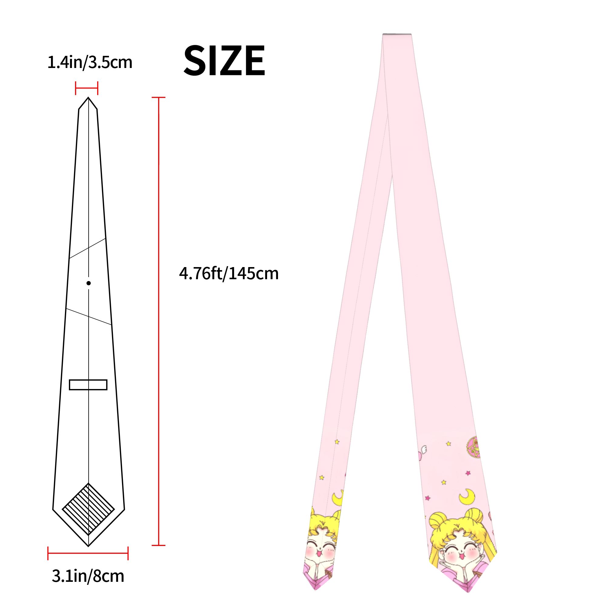 Mens Tie Cartoon Moons 3D Prin - Men Accessories Elegant recension och pris