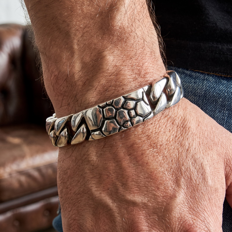 KALEN Vintage Stainless Steel  - Men Accessories Ring And Bracelet recension och pris