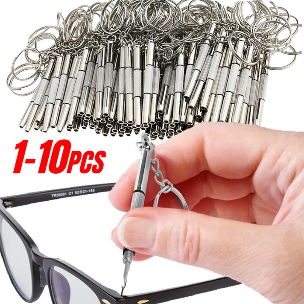 1/3/5/10 Portable Eyeglass Rep - Keychain Multi Tool recension och pris