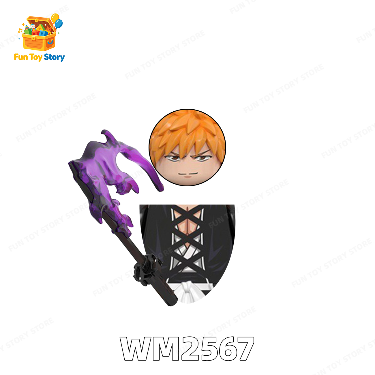 WM6164+WM2573-A Block Man Toy  - Men Accessories Collection recension och pris