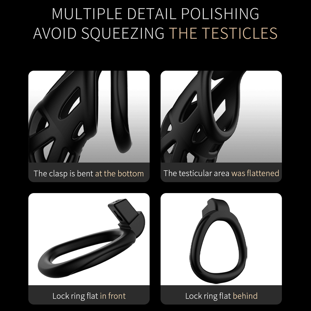 Male Chastity Cage Penis Lock  - Men'S Mens Accessories recension och pris
