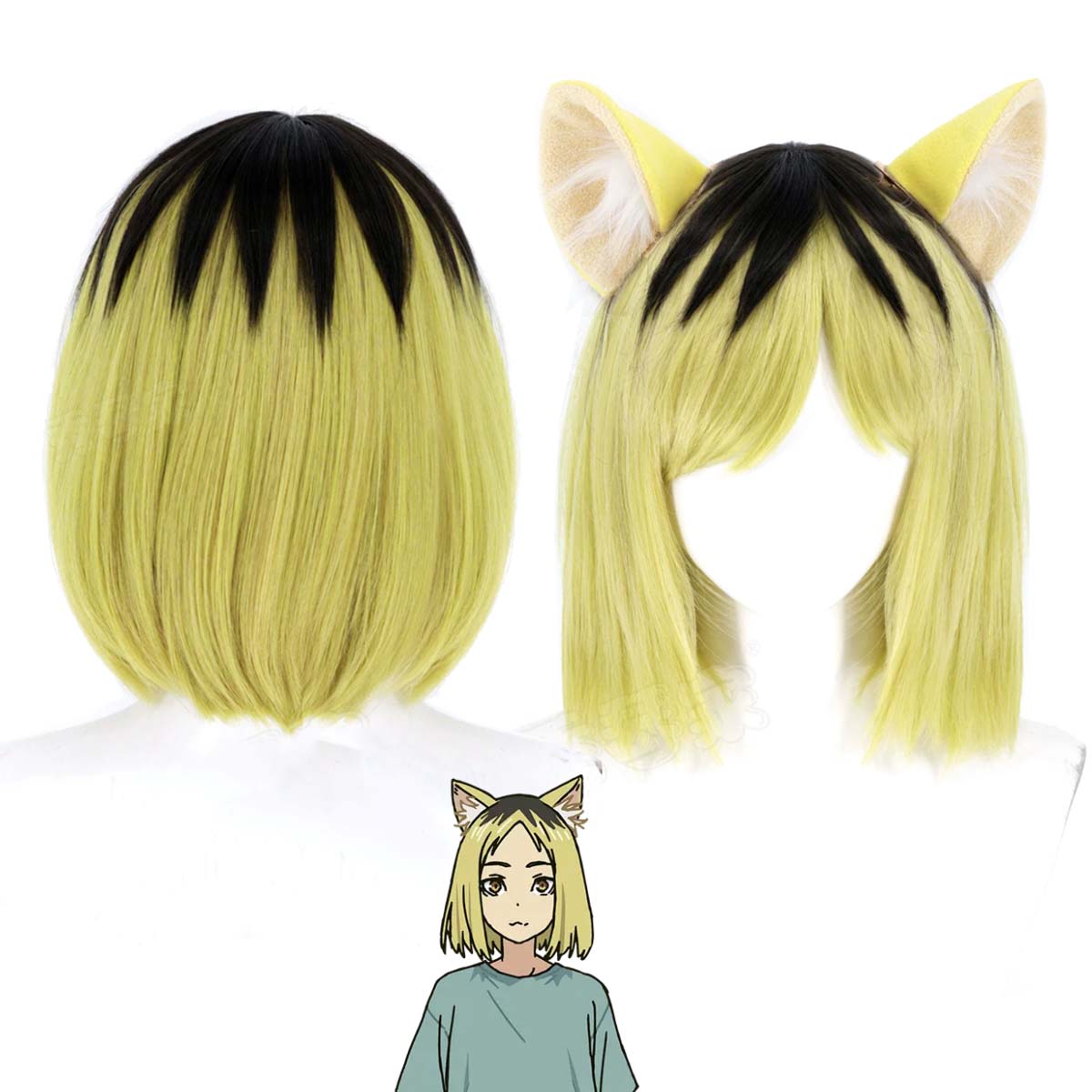 Chainsmoker Cat Yaku Neko Cosp - Men'S Yellow Accessories recension och pris