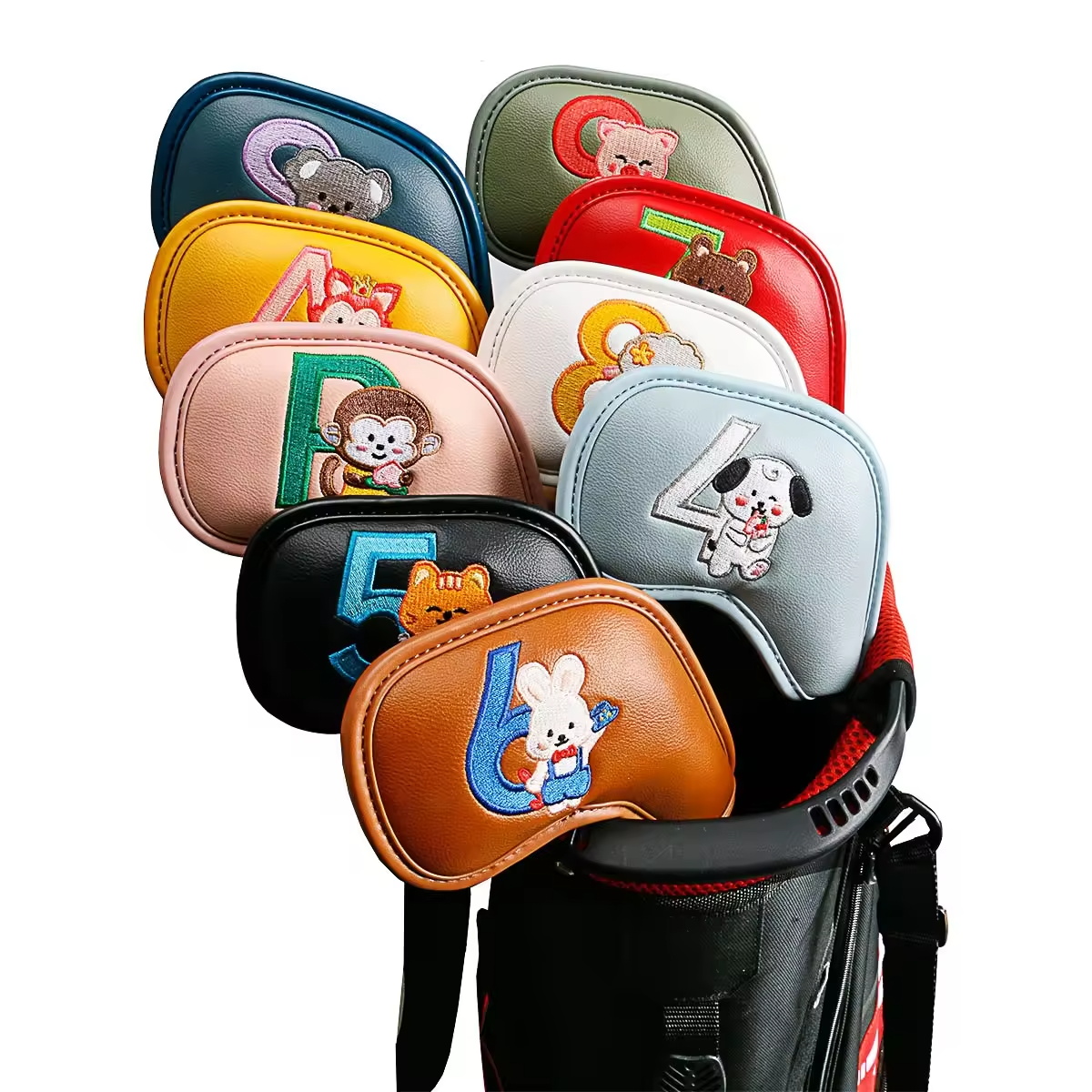 9Pcs Cute Cartoon Animal Golf  - Men'S Mens Accessories recension och pris