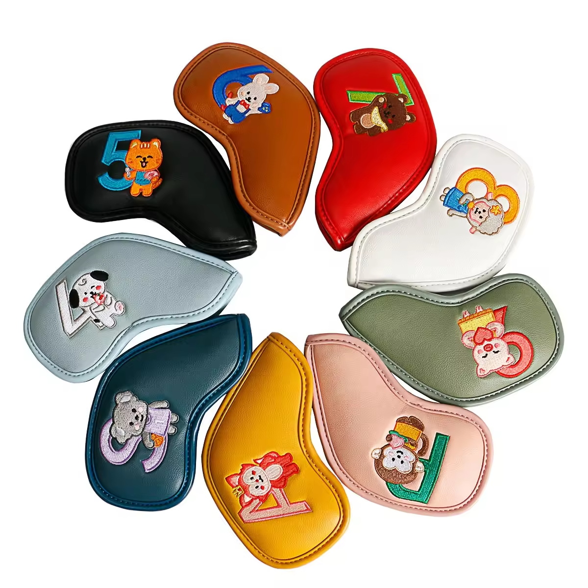 9Pcs Cute Cartoon Animal Golf  - Men'S Mens Accessories recension och pris