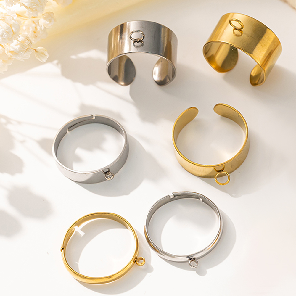 5pcs/Lot Stainless Steel Gold  - Men Accessories Collection recension och pris