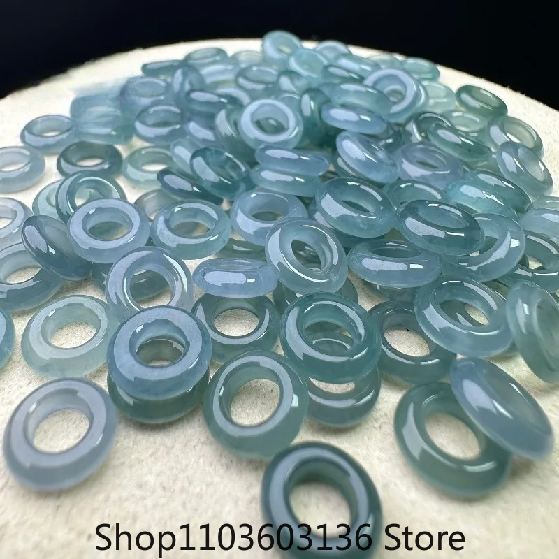 10pcs A Green Jade Blue Water  - Men Accessories Ring And Bracelet recension och pris