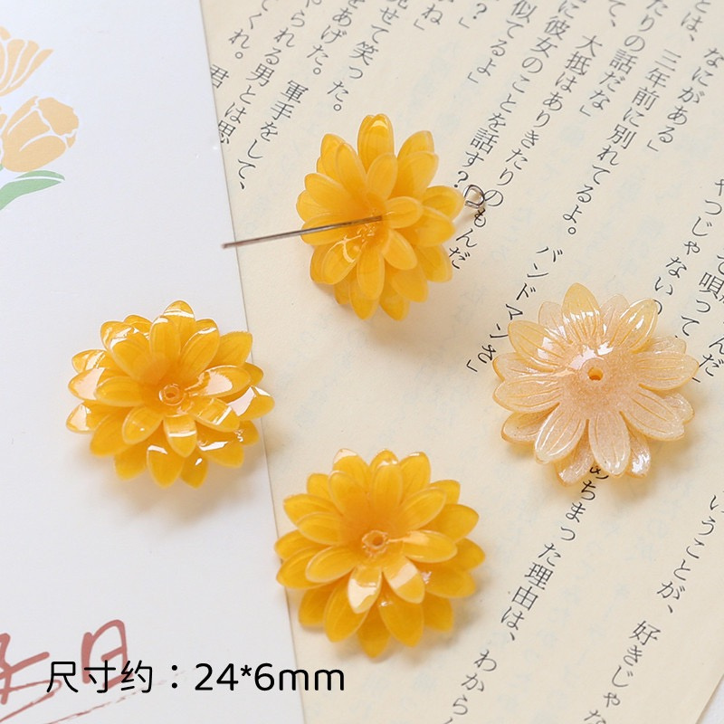 50pcs/lot 24mm yellow color pr - Men'S Yellow Accessories recension och pris