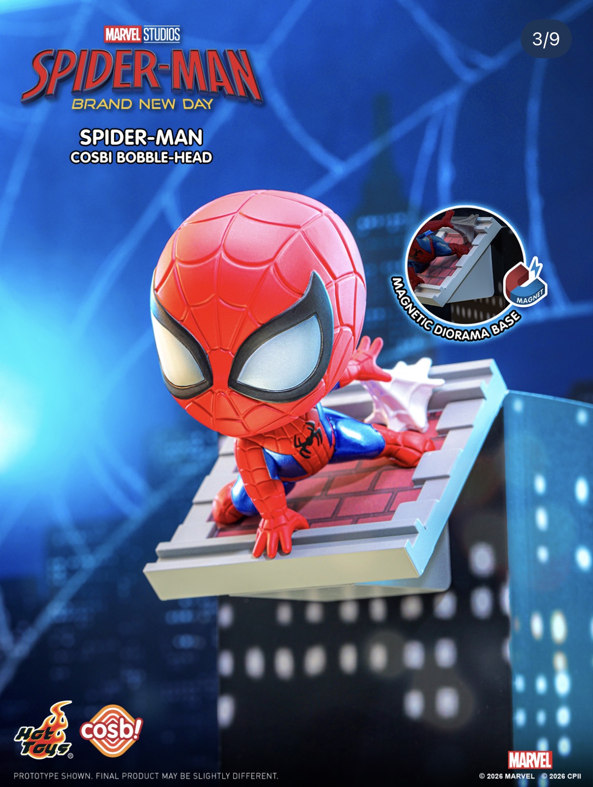 Original Hot Toys Marvel Spide - Men Accessories Collection recension och pris